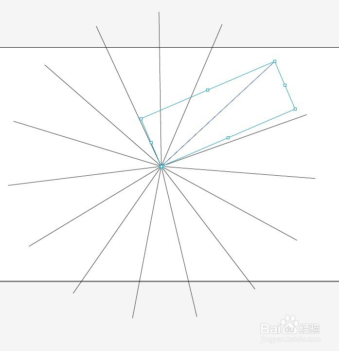 ai如何绘制一个蜘蛛网的方法