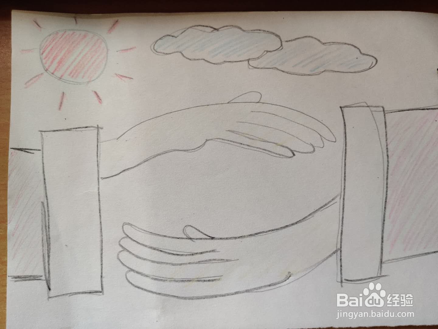 心灵手巧手抄报