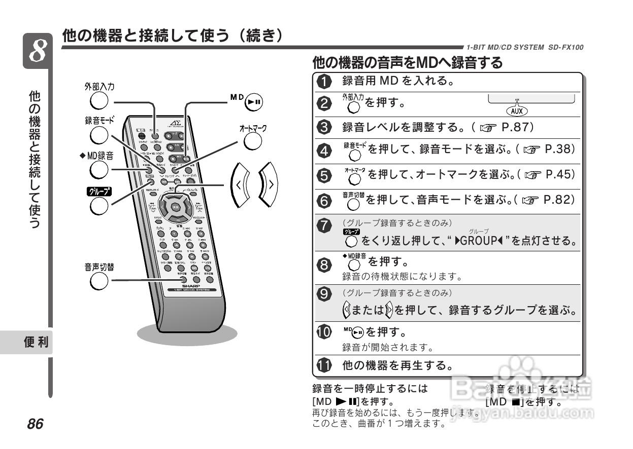SHARP SD-FX100一体机使用说明书:[5]