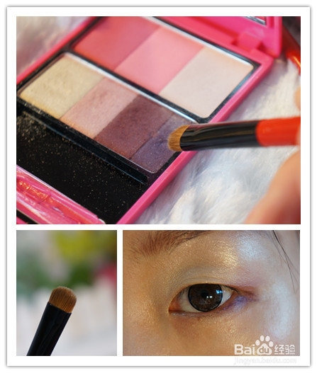 用化妆刷画完美妆容