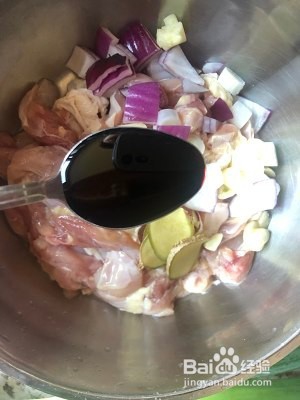 杂蔬鸡腿肉的制作方法