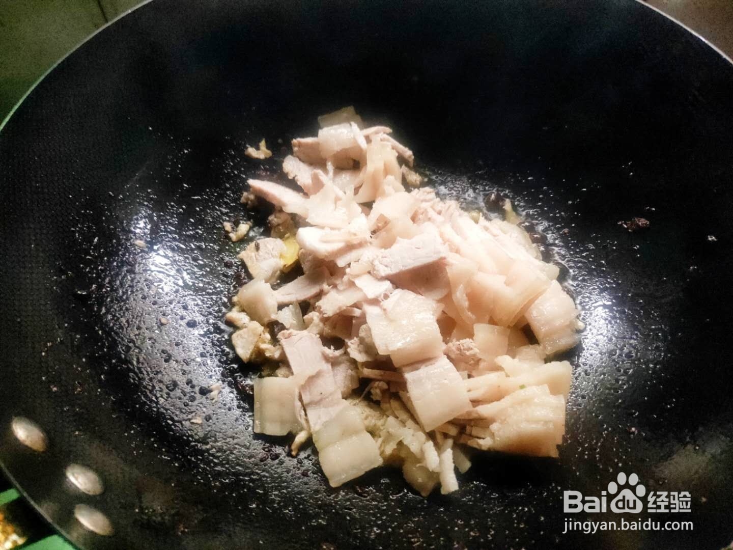 尖椒青豆回锅肉---养生菜系列