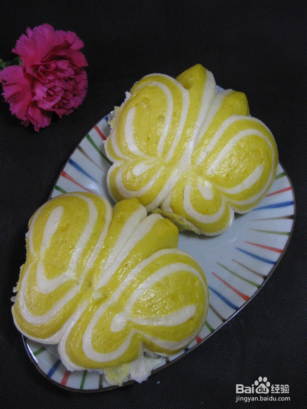 枸杞双色蝴蝶卷