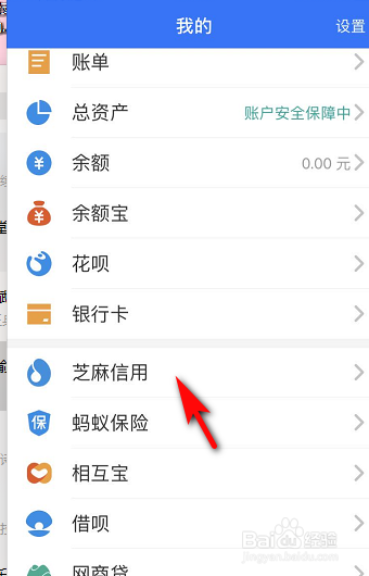 怎么查看支付宝上的芝麻信用积分