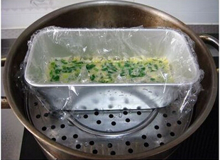 蘸汁菠菜鸡蛋糕