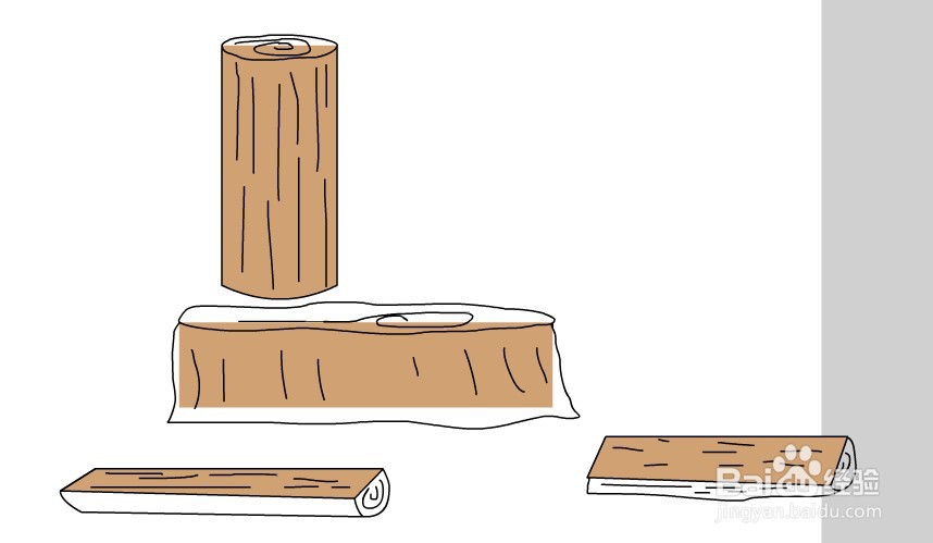 flash绘制劈柴的场景