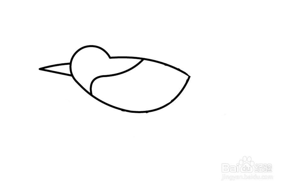 喜鹊简笔画 分步画法