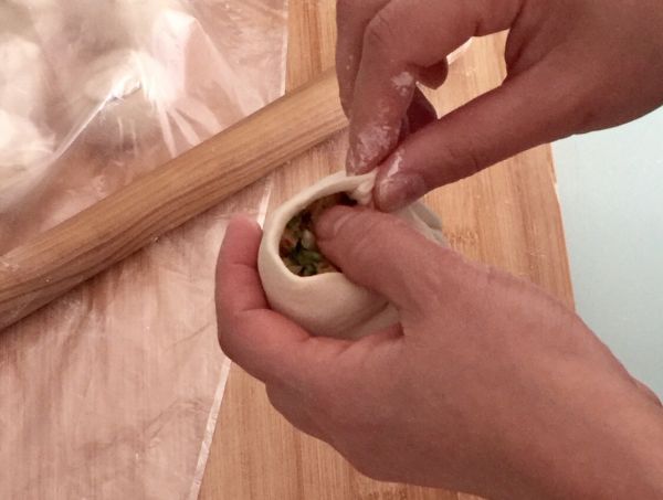 萝卜丝素馅包子