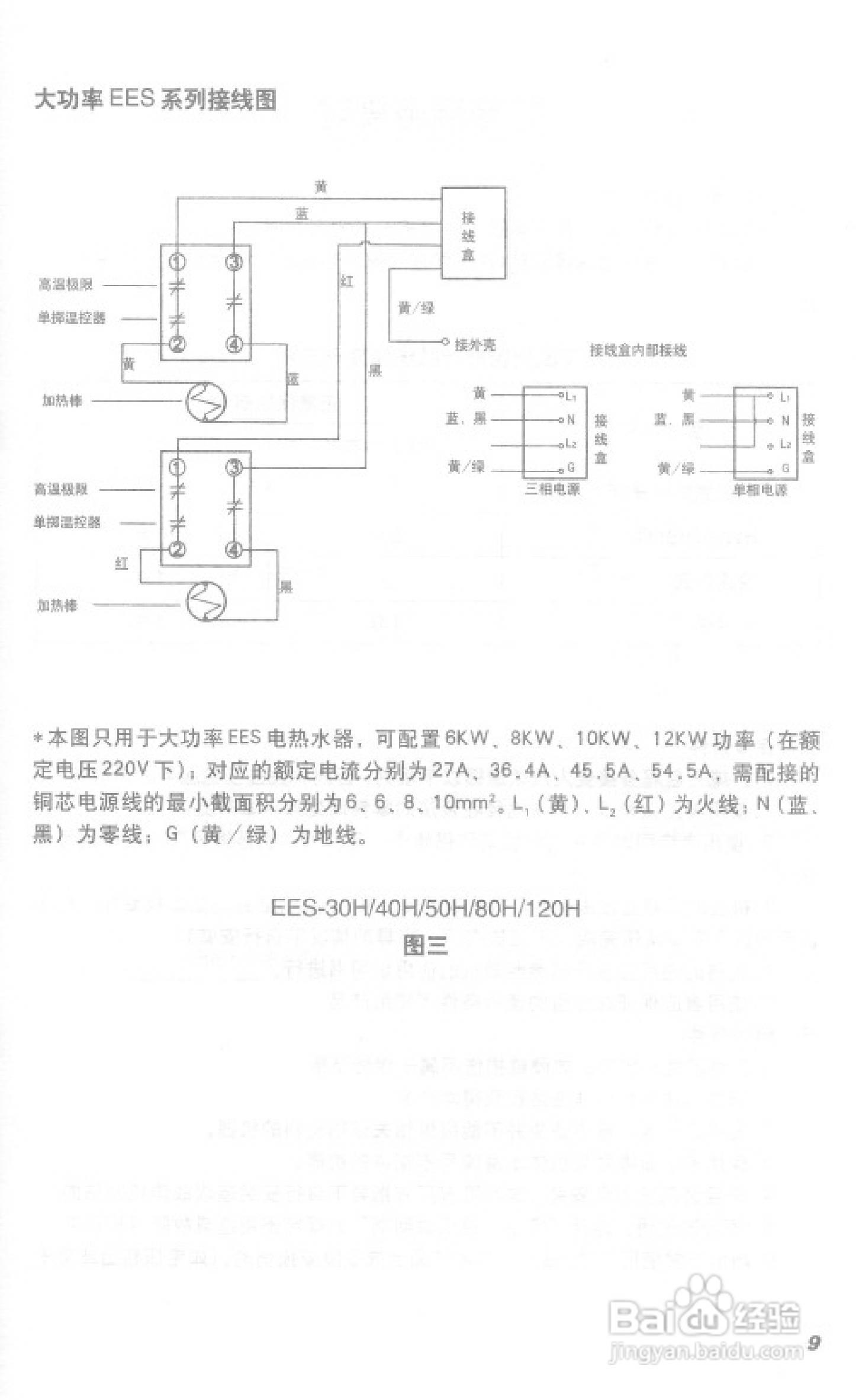 史密斯EES-120H中央电热水器使用说明书