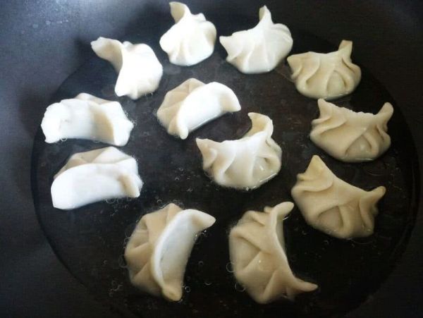 香菇猪肉韭菜煎饺