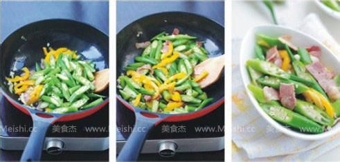 培根炒秋葵做法