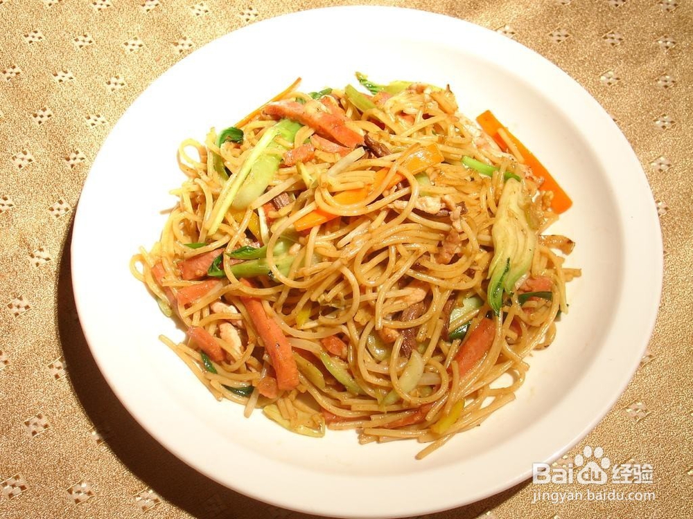 家常炒面的制作方法