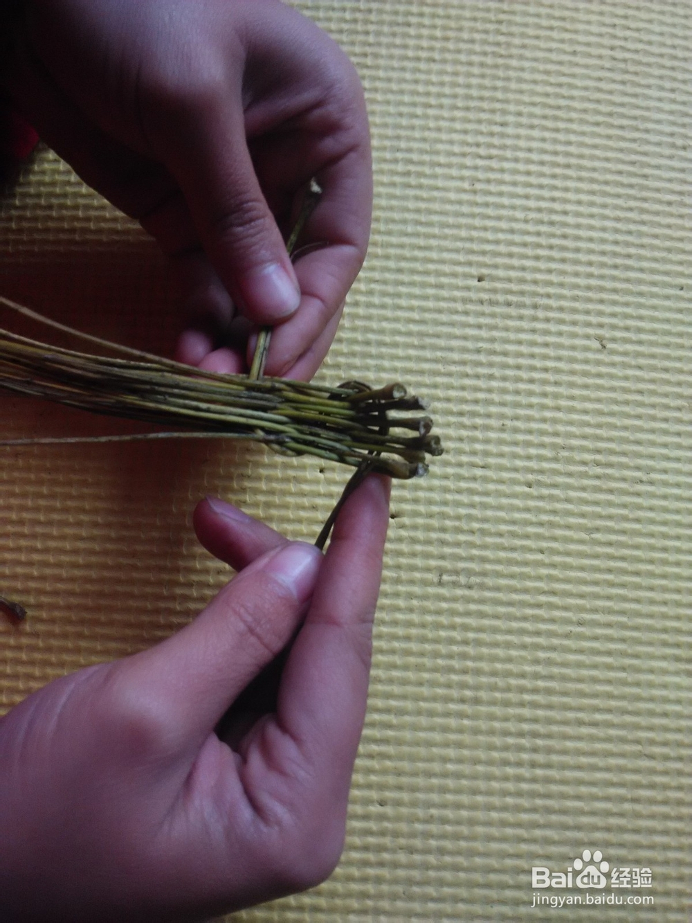 玩具小笊篱编制方法