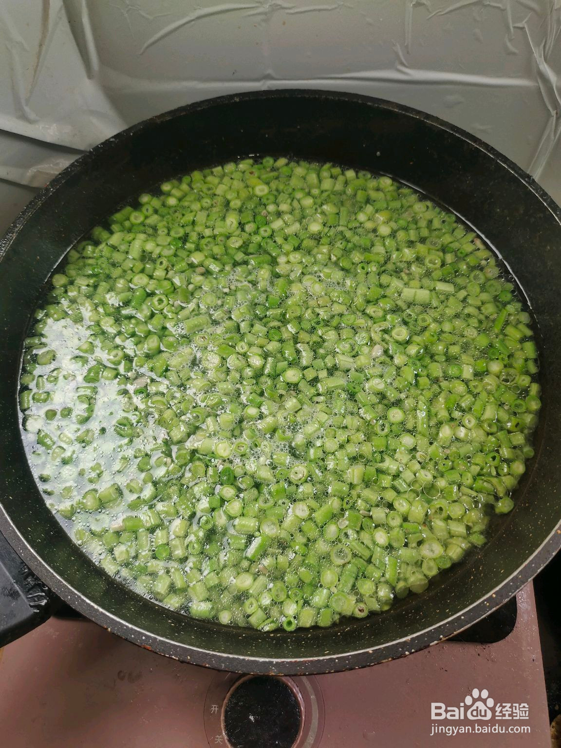 豇豆炒肉沫的做法
