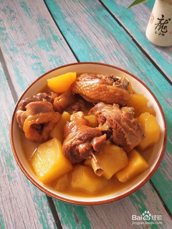 鸡腿炖土豆怎样做