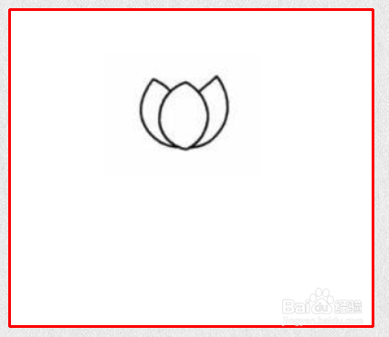 荷花的简笔画
