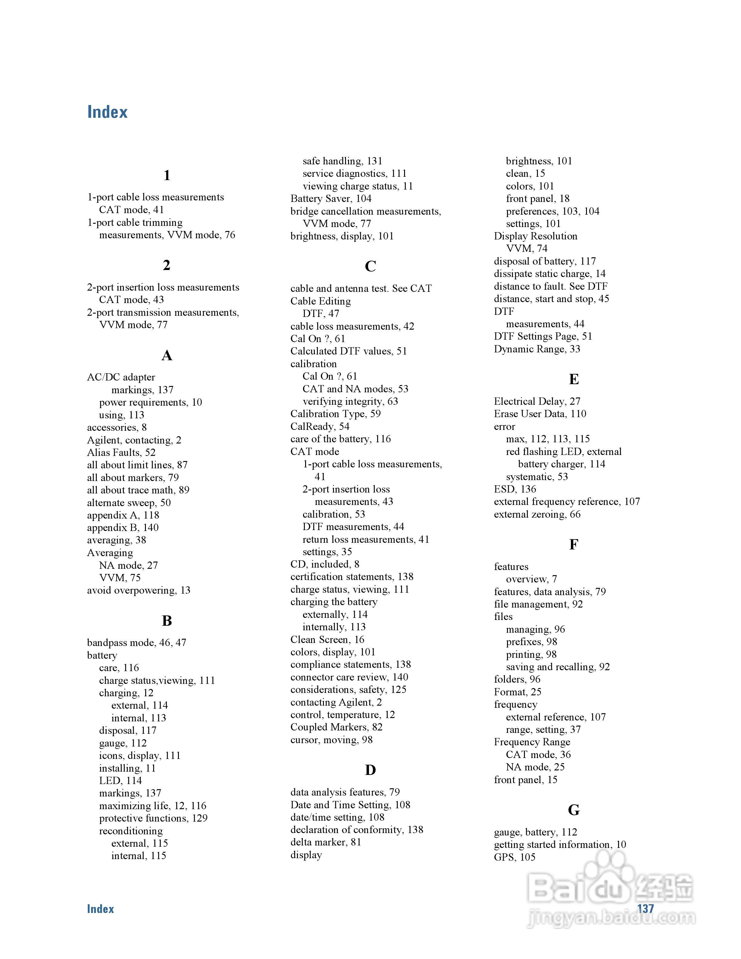 N9923A型Fieldfox手持式RF向量网路分析仪操作手册:[14]
