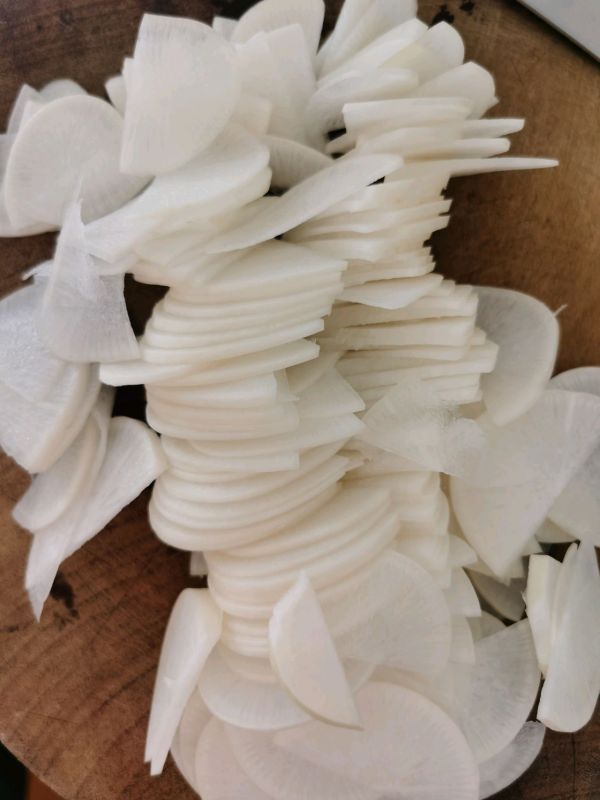 脆爽可口萝卜片