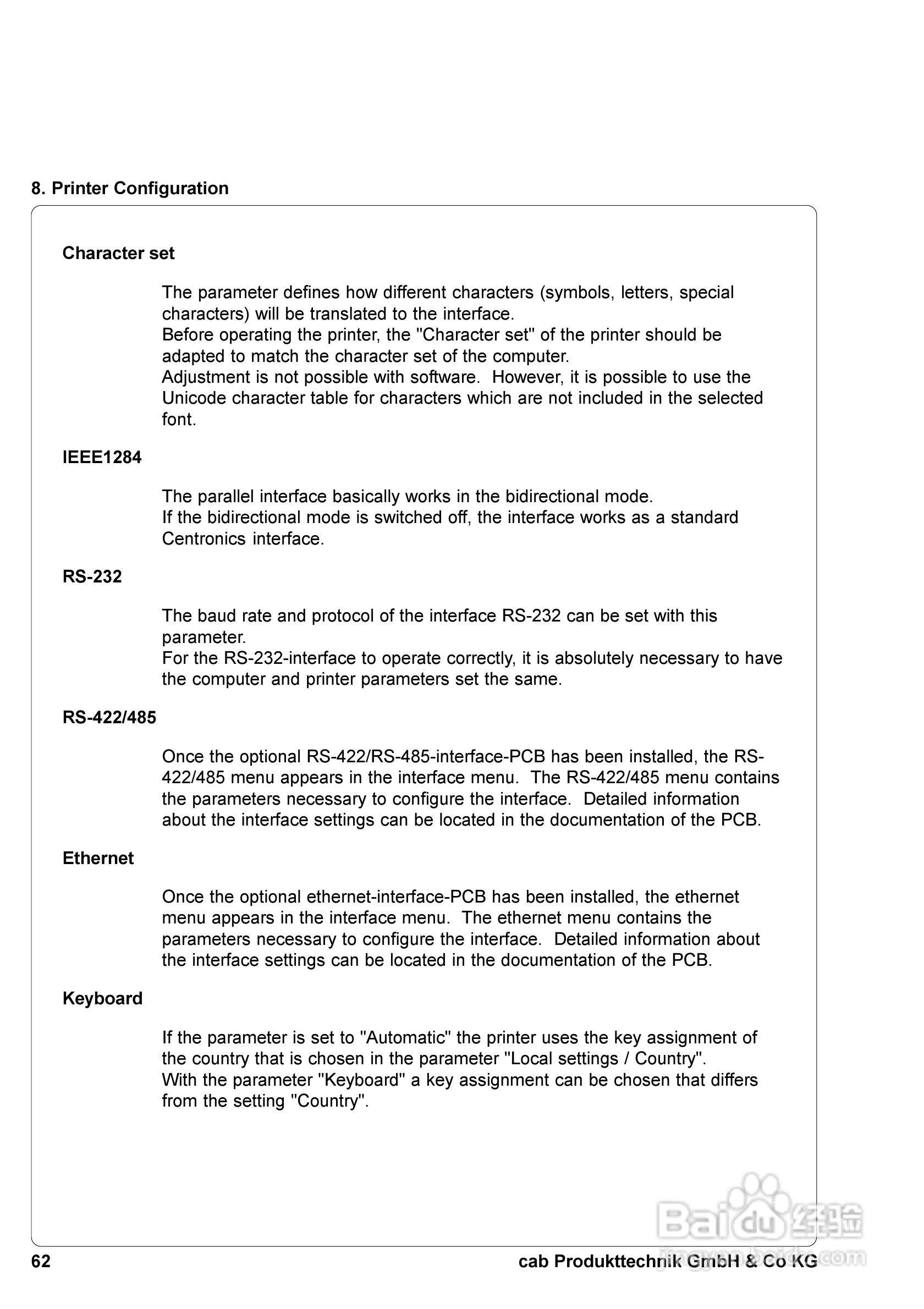 cab A8300打印机使用说明书:[7]