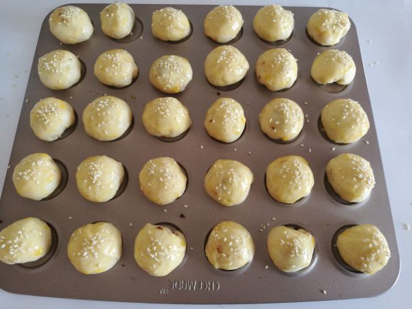 红豆沙迷你小面包