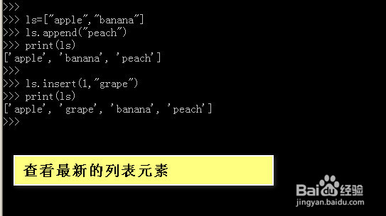 python 列表添加元素