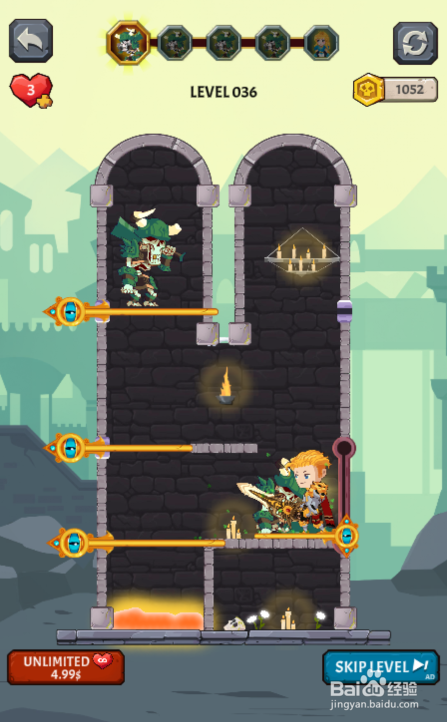 Tap Litter Fighter的LEVEL 036怎样通过