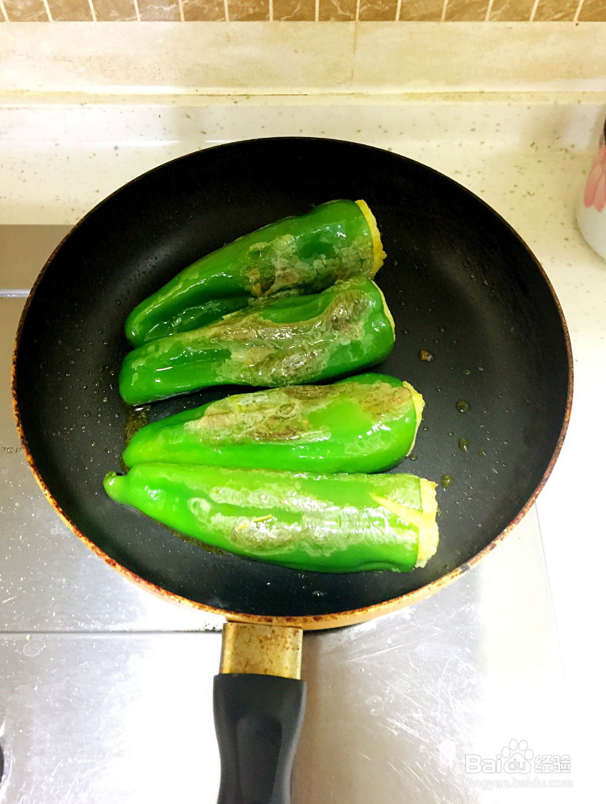 虎皮青椒酿土豆泥的做法