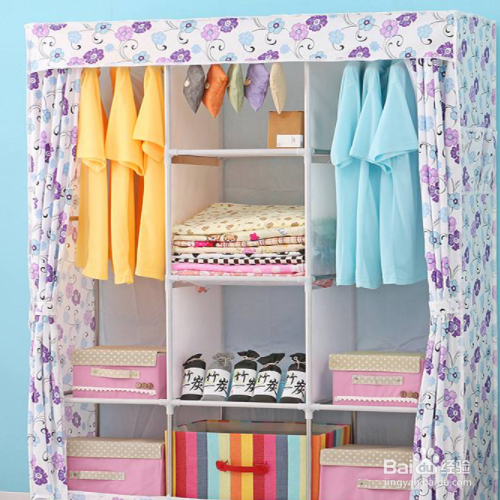 简易布衣柜怎么组装