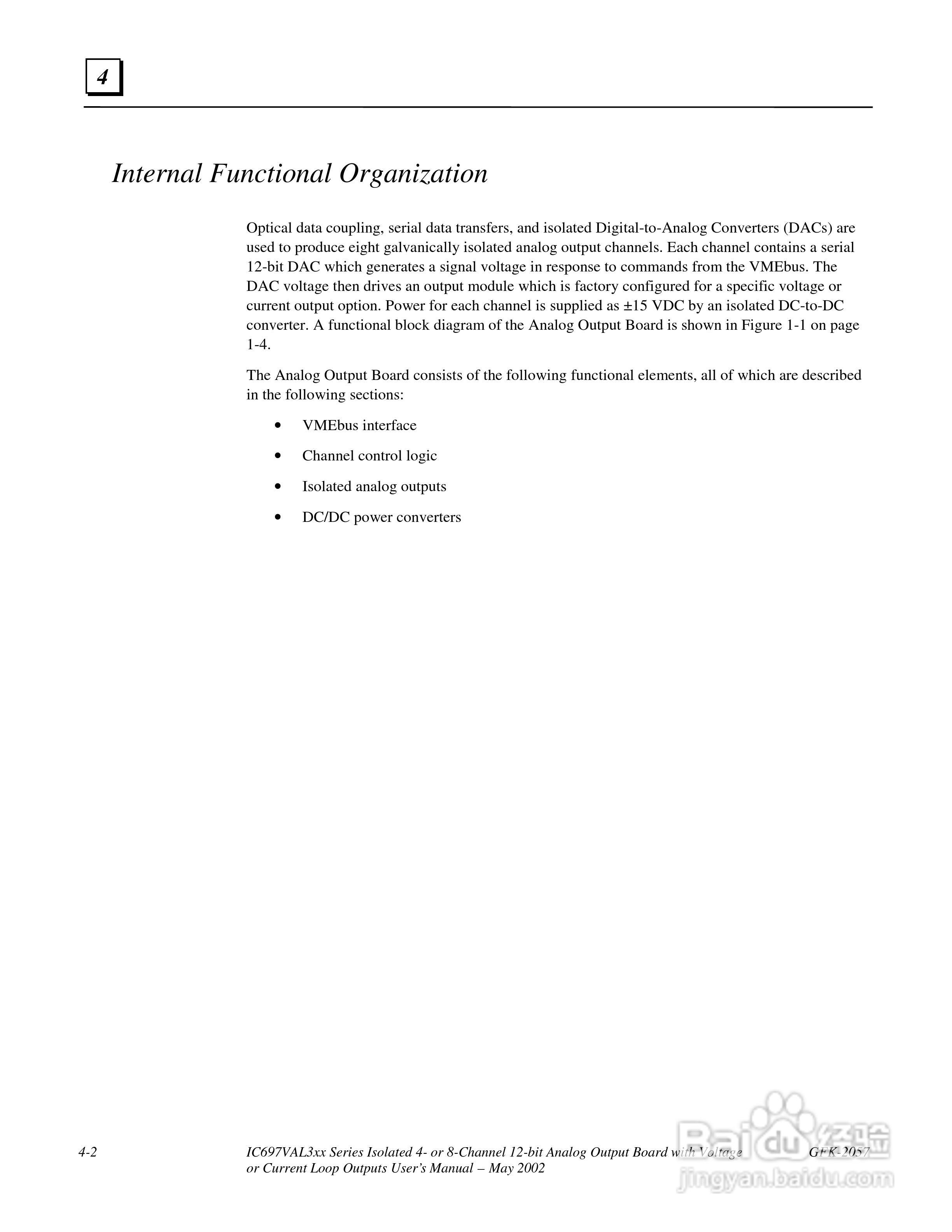 Gfk2057 PACSystem 12位电压电流模拟量输出模块使用手:[4]