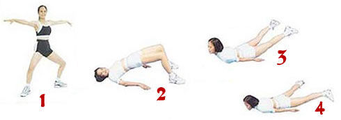 运动紧臀操--美女三步翘臀法