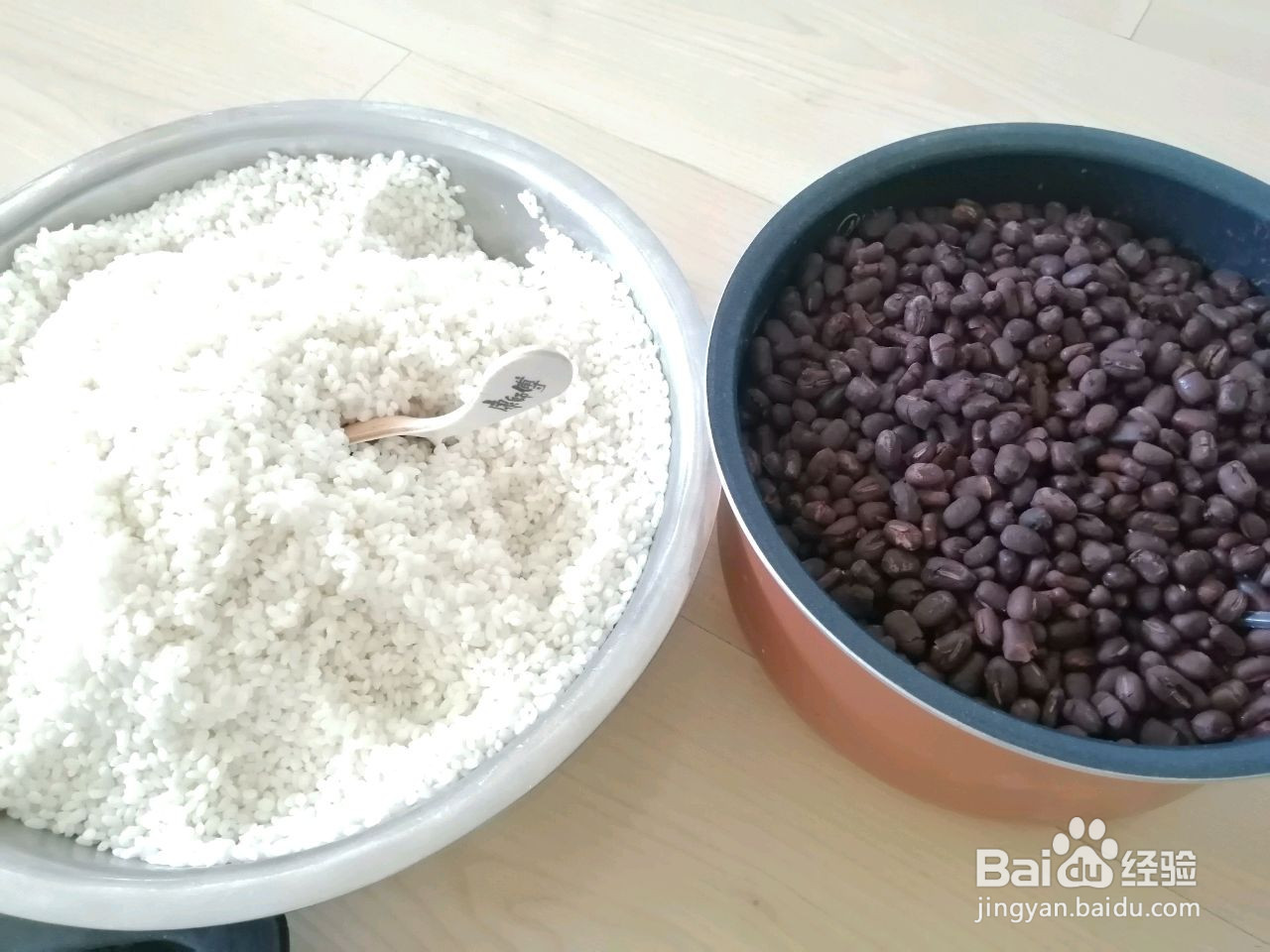 蜜红豆粽子的做法