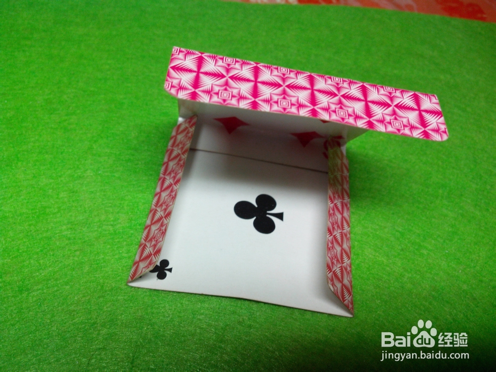 怎样用扑克牌做收纳盒