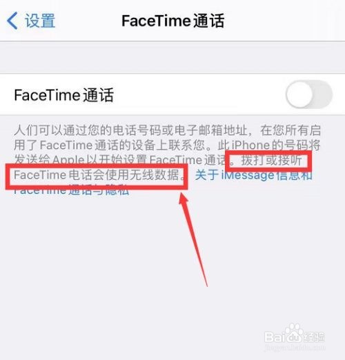 苹果FaceTime通话查看是不是流量方法