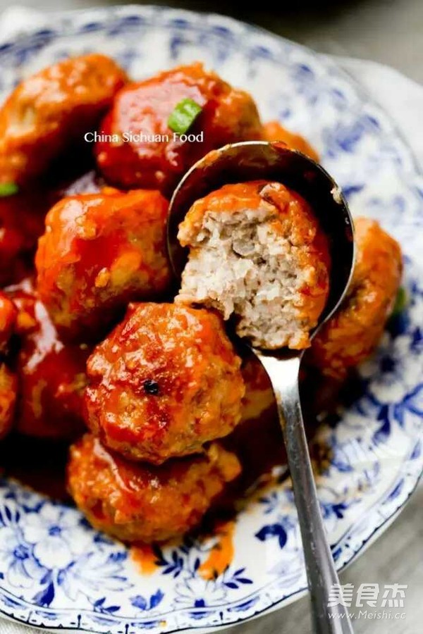 甜酸猪肉丸的做法
