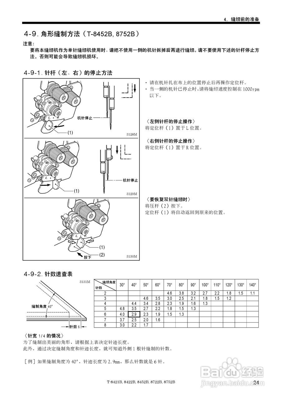 brother T-8421B缝纫机说明书:[4]
