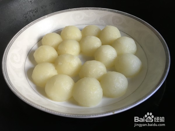 水晶土豆丸子