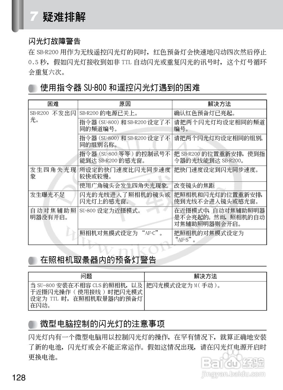 尼康SB-R200数码相机使用说明书:[13]