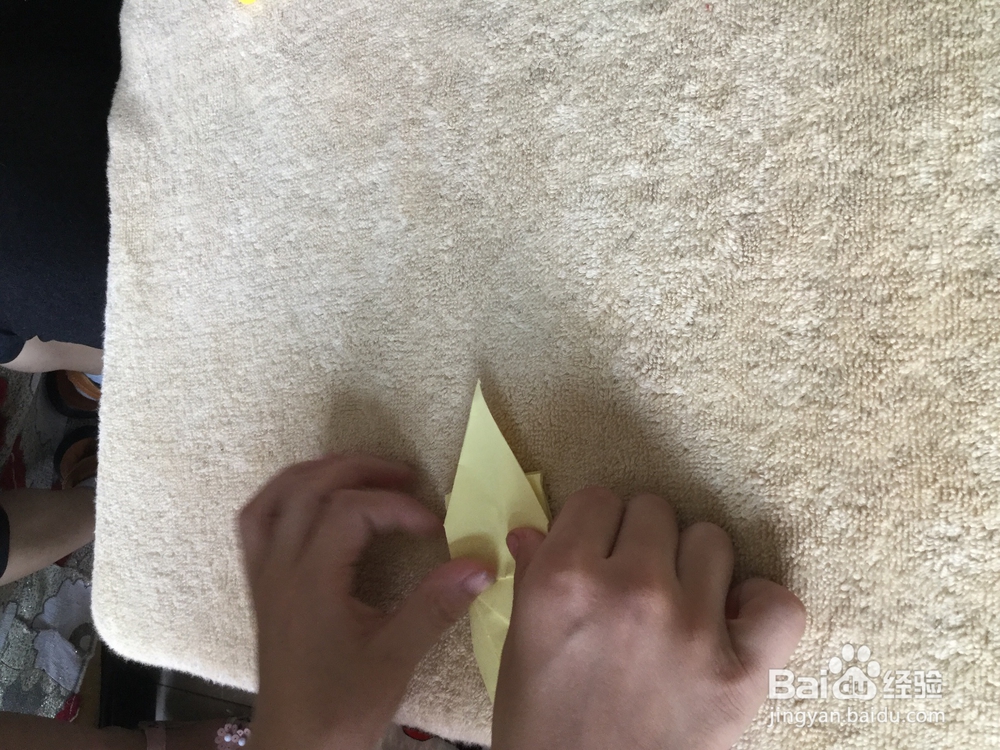 手工折纸怎么折出千纸鹤