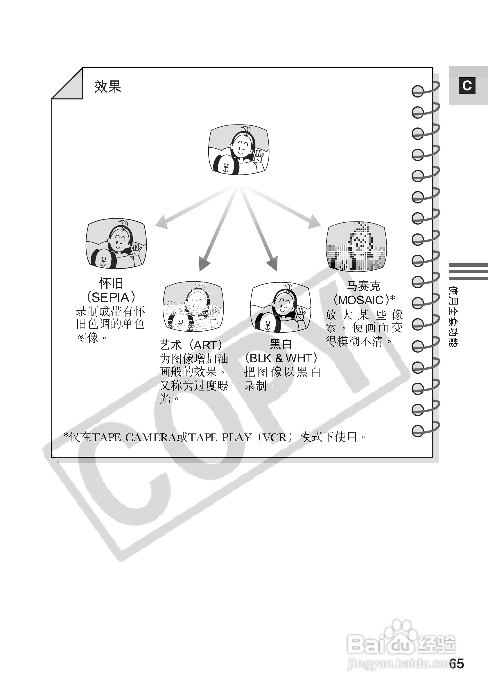 佳能MV530i数码摄像机使用说明书:[7]