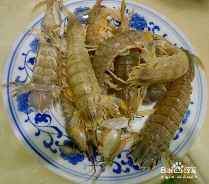 烤箱版虾蛄做法