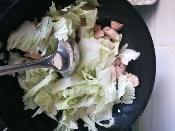 白菜豆腐炖粉条