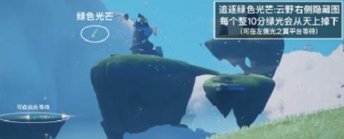 光遇10.21任务绿色光芒/在密林遗迹冥想位置