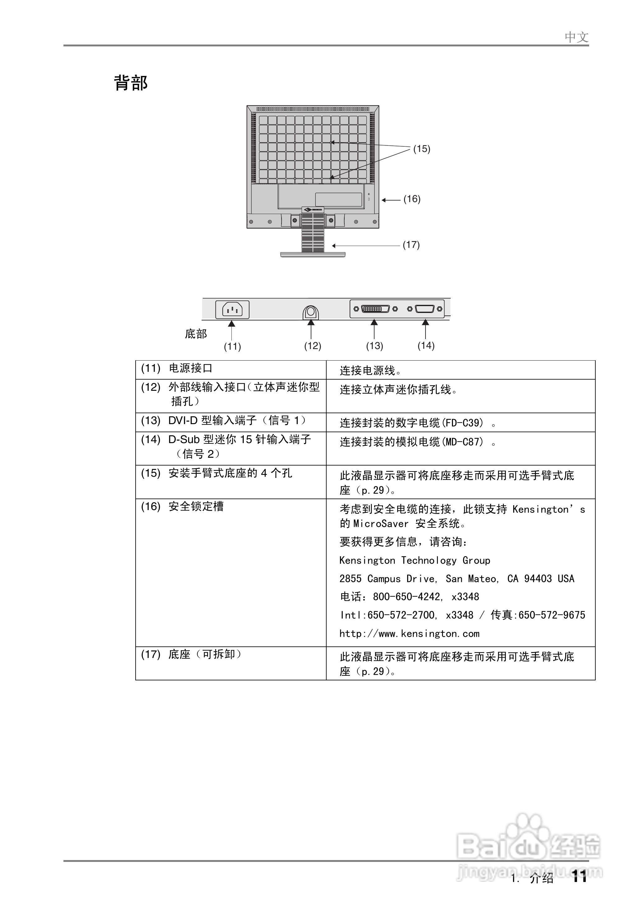 EIZO FlexScan M1700彩色液晶显示器用户说明书:[2]