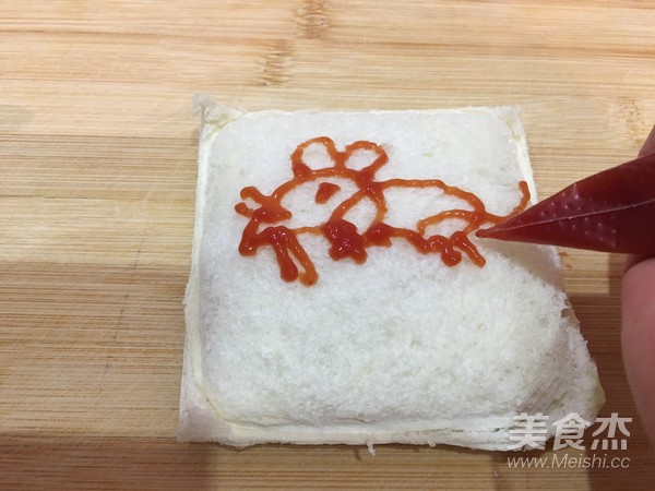 卡通口袋三明治