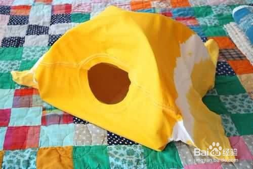 旧T恤改造猫咪小帐篷