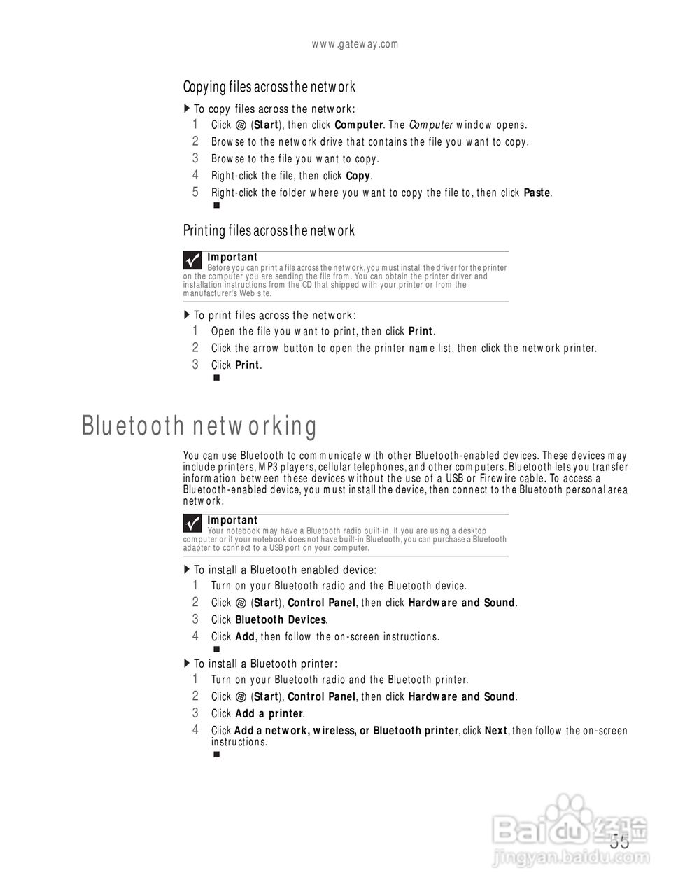 捷威Gateway UC78笔记本电脑使用说明书:[7]
