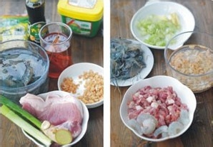 家常菜做法大全有图：[12]鲜虾干贝肉酱面