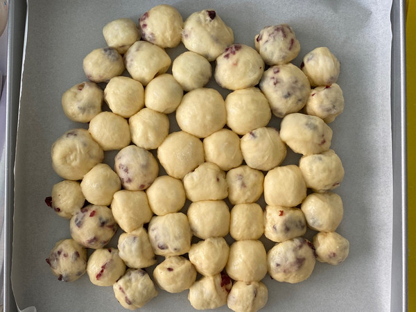 蔓越莓气泡面包