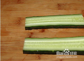 自己制作之油激黄瓜