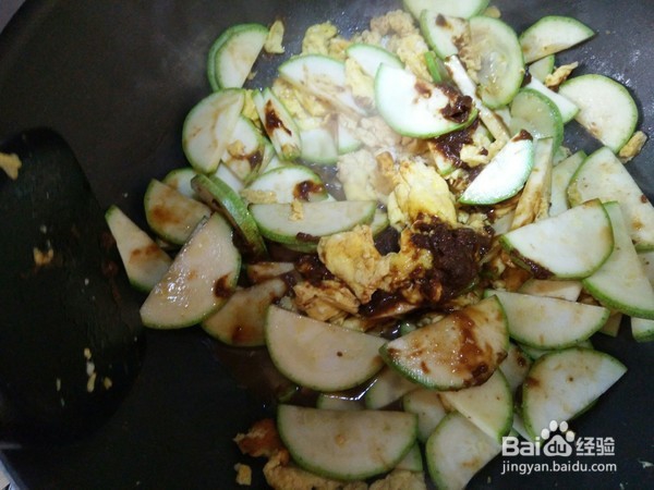 如何制作角瓜酱炒蛋